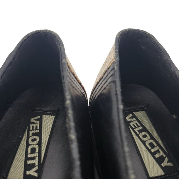 Vintage NEW Exotic Snakeskin 10.5D Dress Shoes Natural Cream Black Tassel Loafer main image 5